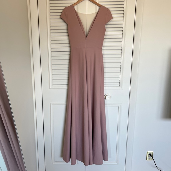 Jenny Yoo Cara Dress in Whipped Apricot Size 2 - Picture 3 of 10